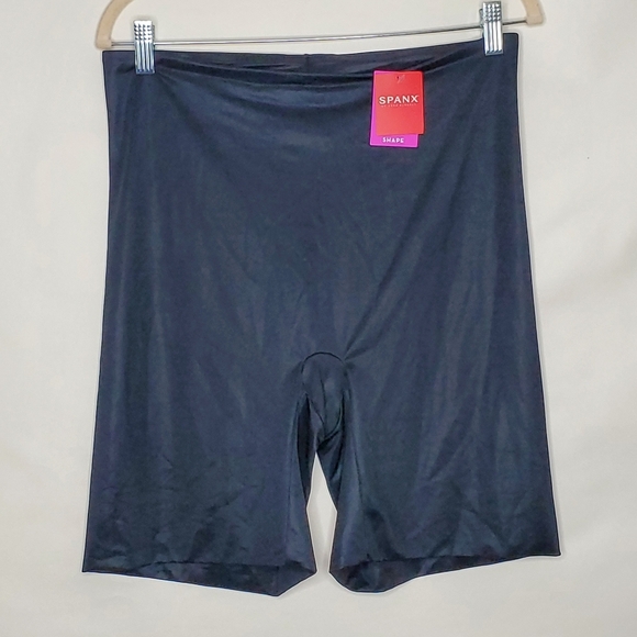 Spanx Power Conceal Her Mid-Thigh Short Size 2X Black Lightweight Hi-Rise NEW - Picture 13 of 14